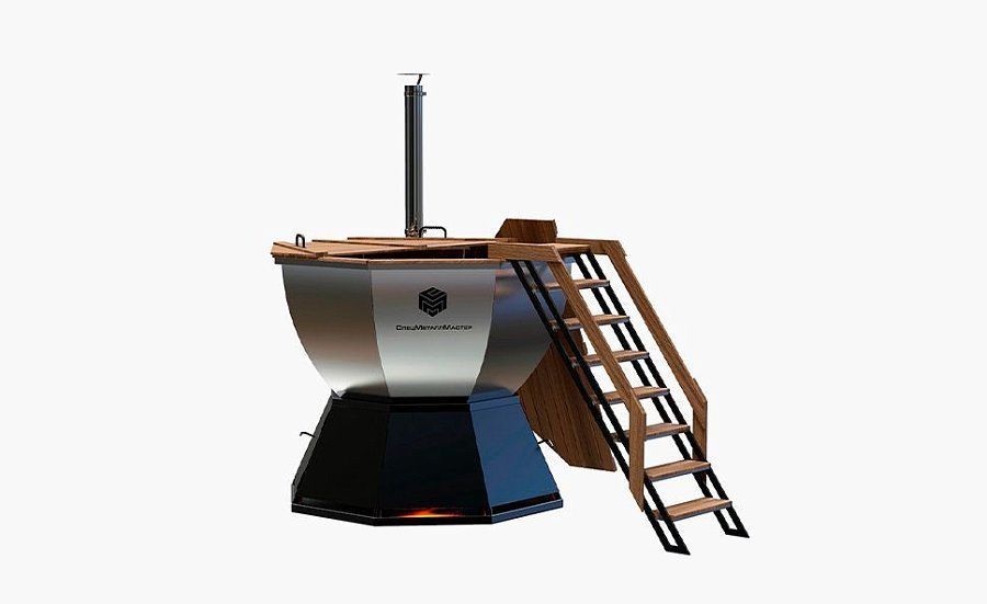 Банный чан Князь 6-8 чел. с очагом