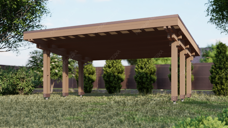 Навес односкатный СТАНДАРТ