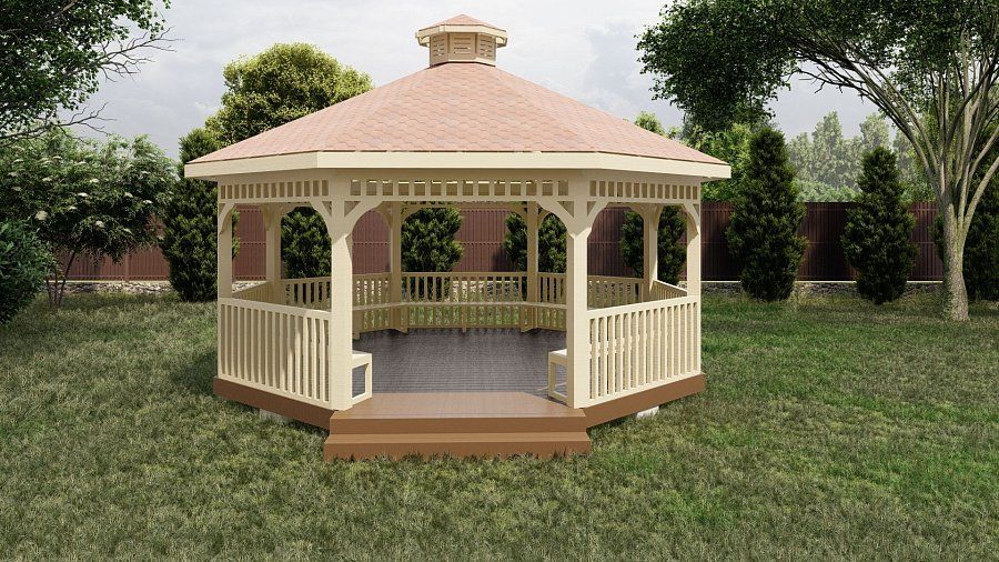 Восьмигранная беседка АЛАФИ