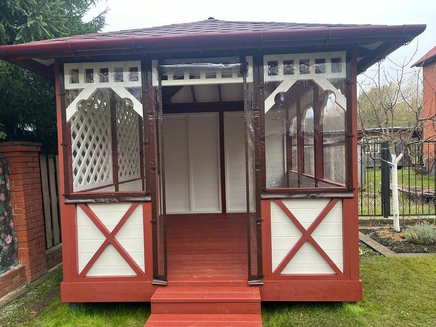 Прямоугольная беседка Малая Калифорния Лайт