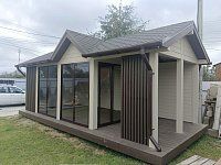 Закрытая беседка ШАЛЕ 2А 3,5х7,3