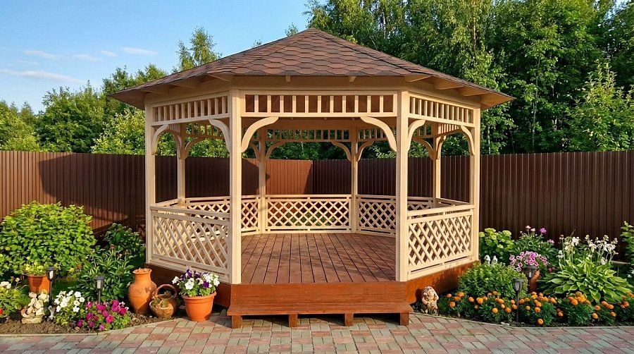 Восьмигранная беседка РАКУРС