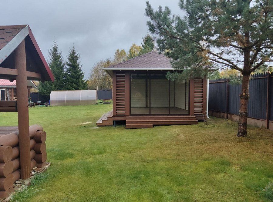 Закрытая беседка Балтика 4,5х6