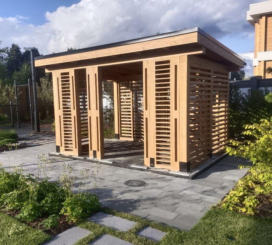 Прямоугольная беседка ЛИЛИЯ