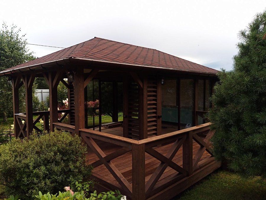 Застекленная беседка КАННА