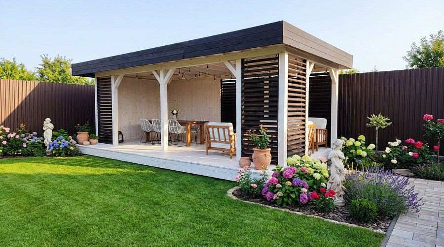 Шестигранная беседка Киворий