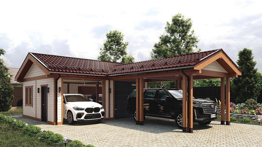 Гараж Г-образный Коняево